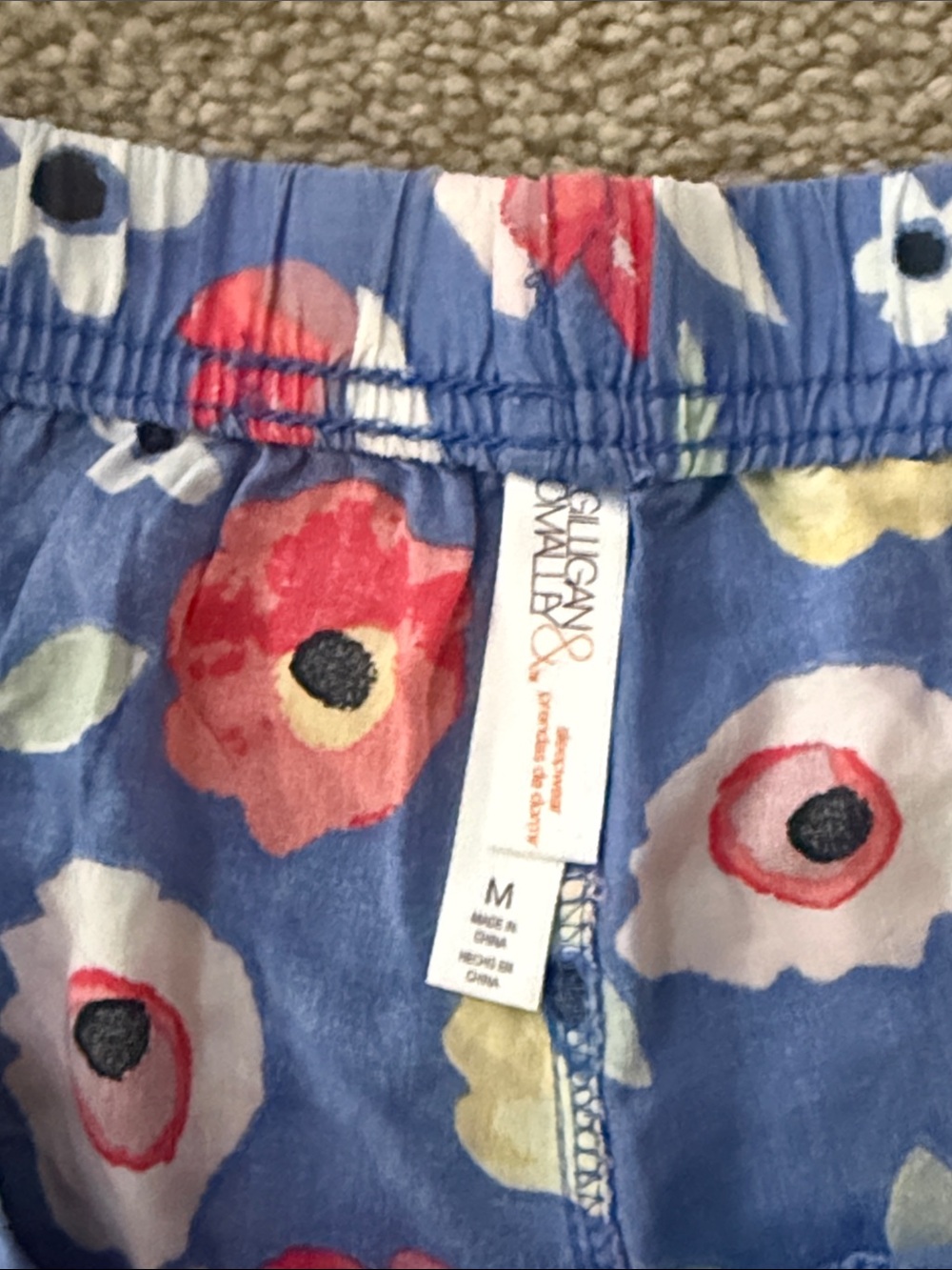 Gilligan & O’Malley Women’s Floral Sleep Shorts Set! - Picture 7 of 11